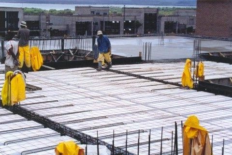 What is a polystyrene concrete slab