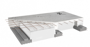 What is a polystyrene concrete slab
